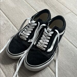 Vans Black and White Sneakers